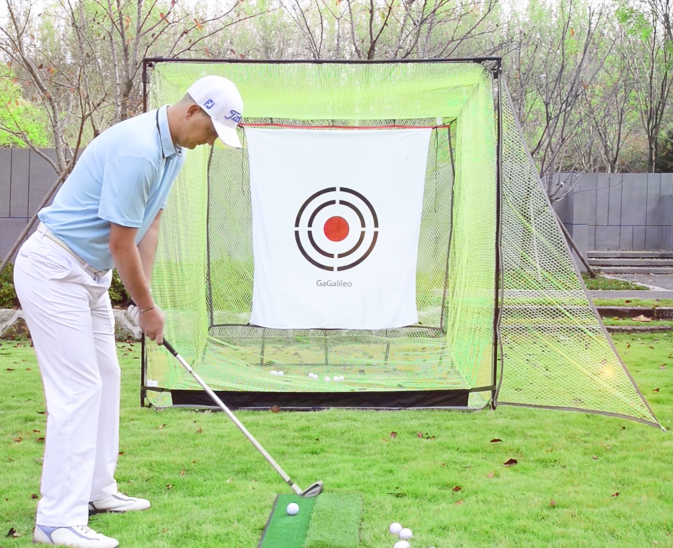 Amazon | ゴルフネット 大型 自宅練習 ゴルフ練習ネット 2.1x2.1x2.1m